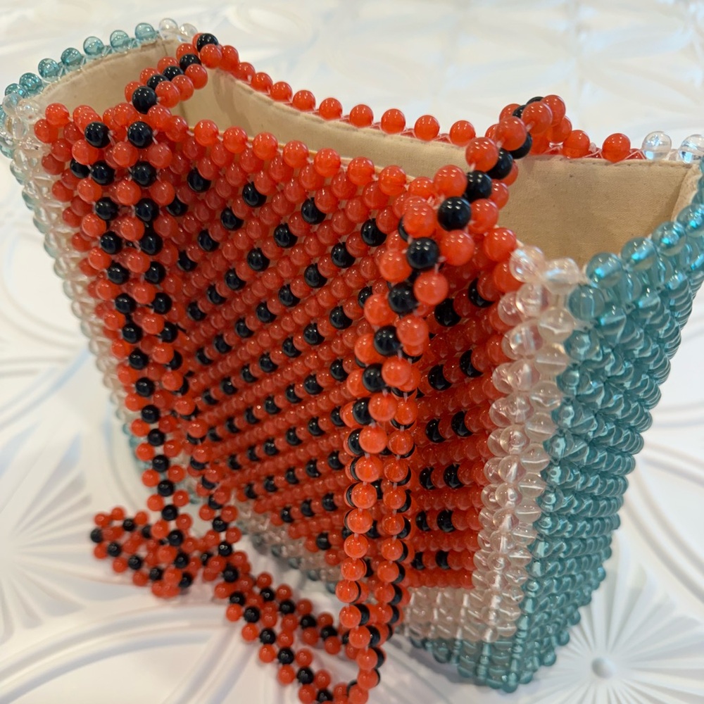 Watermelon Beaded Purse